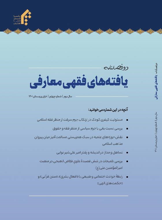 دوفصلنامه یافته های فقهی معارفی